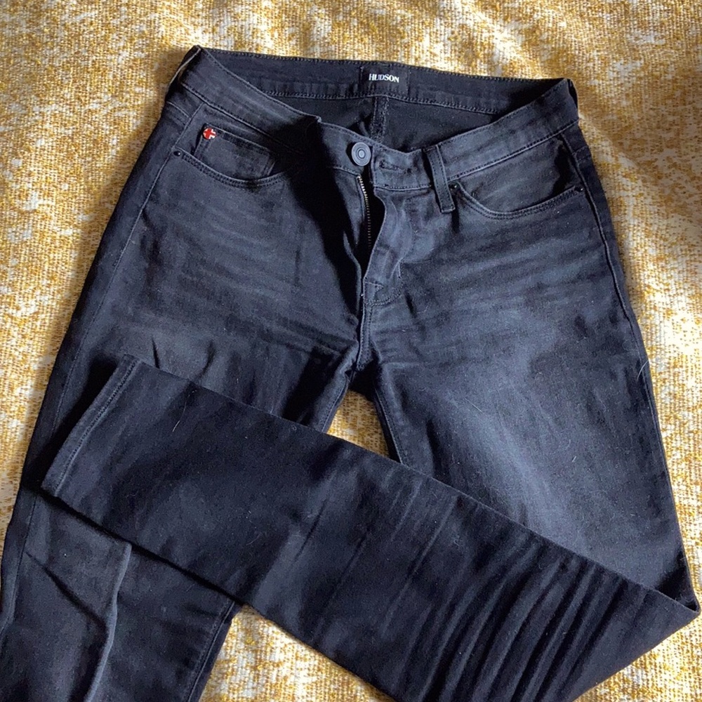 Hudson black skinny jeans